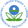 United States Environmental Protection Agency logo with stylized human figure and green leaves inside a blue circle