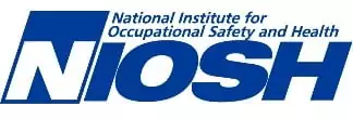 National Institute for Occupational Safety and Health NIOSH logo in blue text